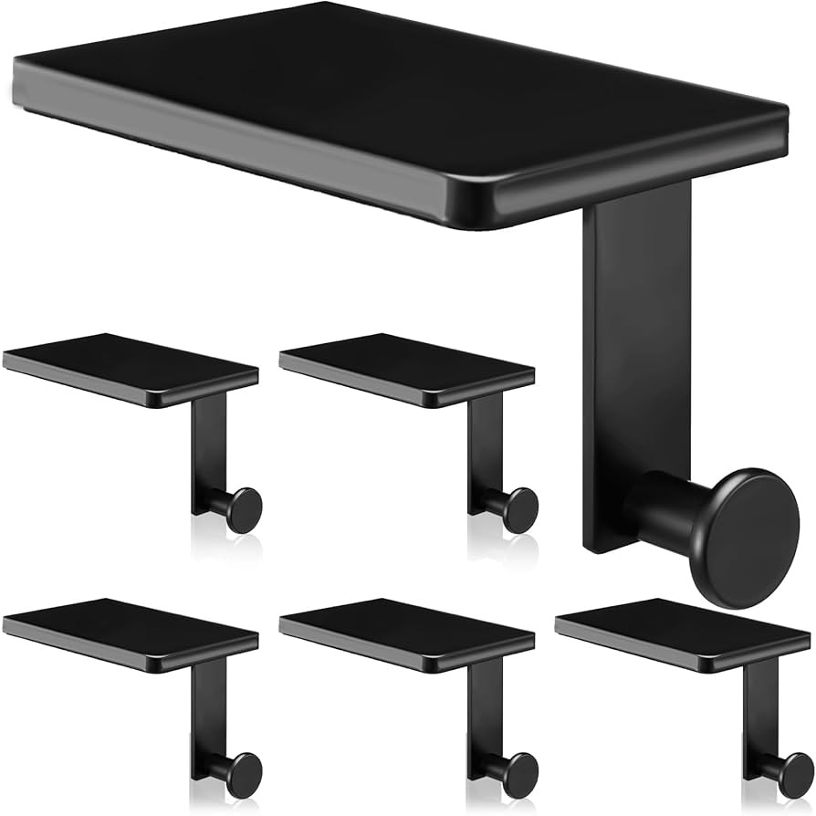 Landhoow 6 Pcs Christmas Stocking Holders Mantel Hangers Heavy Duty Xmas Hooks for Mantle Wrought... | Amazon (US)