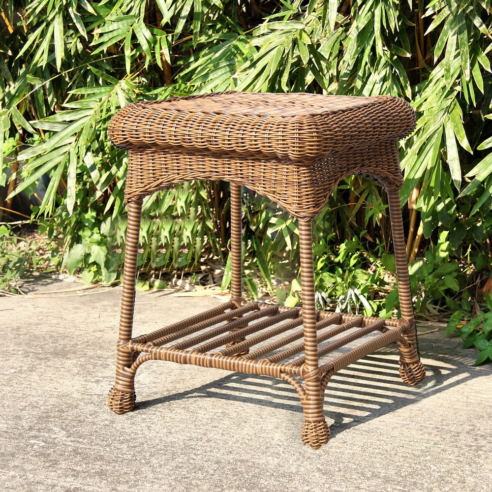 Herscher Square Outdoor Side Table , 17'' in. W 17'' in. D | Wayfair North America