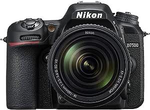 Nikon D7500 20.9MP DSLR Camera with AF-S DX NIKKOR 18-140mm f/3.5-5.6G ED VR Lens, Black | Amazon (US)