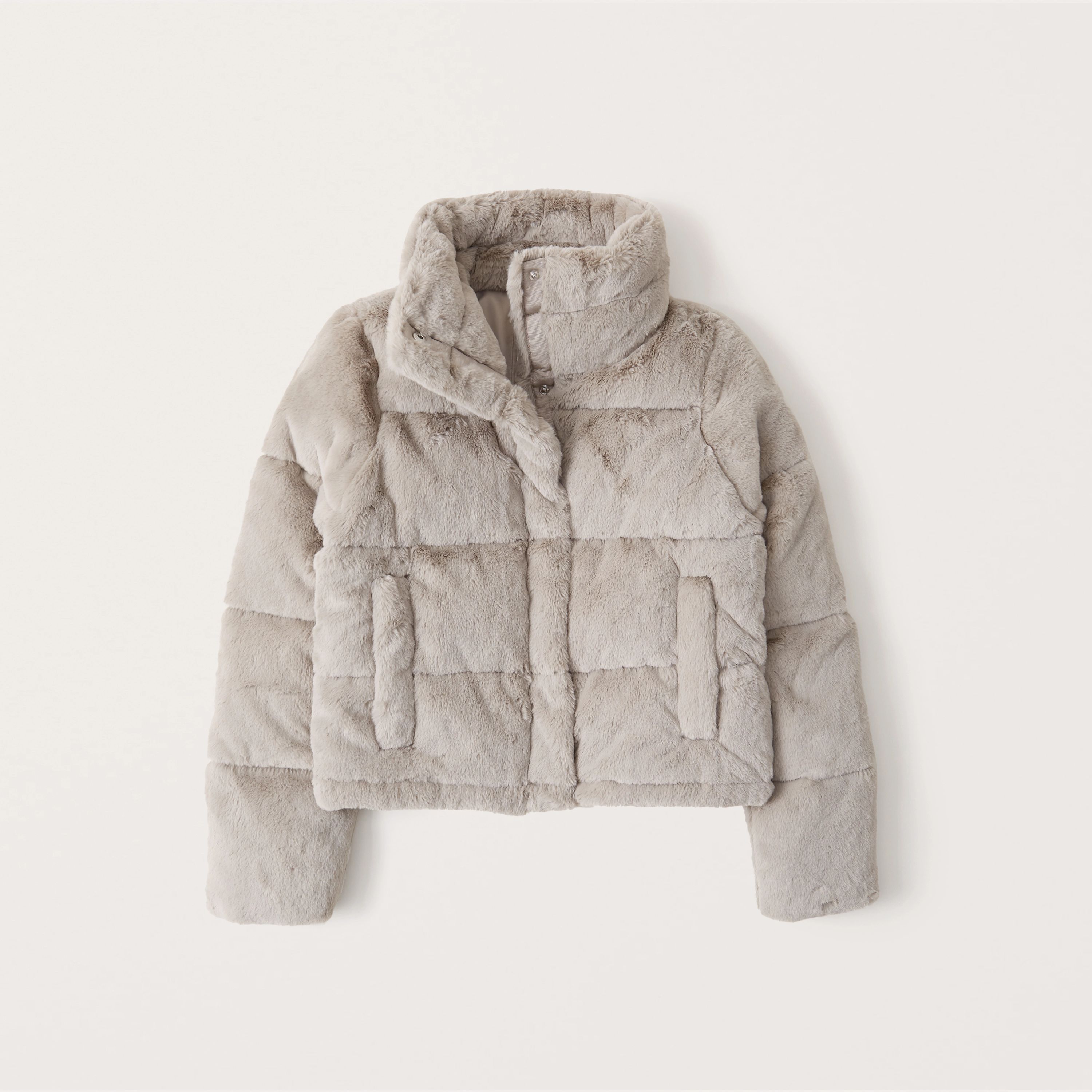 Faux Fur Mini Puffer | Abercrombie & Fitch (US)