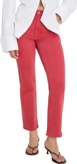 Good Icon Ankle Slim Straight Leg Jeans | Nordstrom