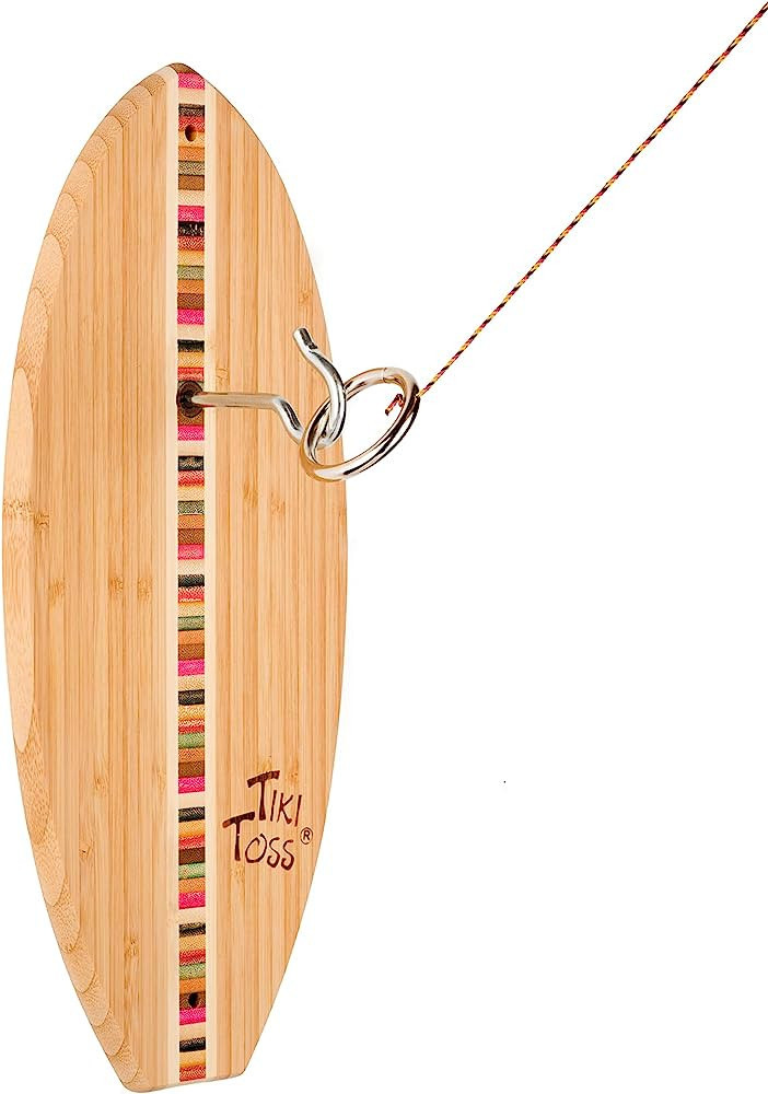 Tiki Toss Ring Toss Game for Adults & Kids - Hook and Ring Games with String and Hooks for Indoor... | Amazon (US)