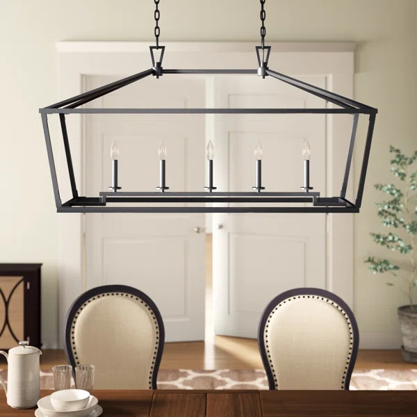 Israel 5-Light Kitchen Island Linear Pendant | Wayfair North America