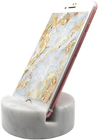 Fashciaga Luxurious Marble Cell Phone Stand Holder for Cellphone Tablet On Desk, Countertop, Tabl... | Amazon (US)