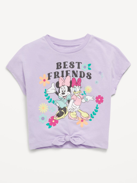Disney© Minnie Mouse Tie-Knot Graphic T-Shirt for Toddler Girls | Old Navy | Old Navy (US)