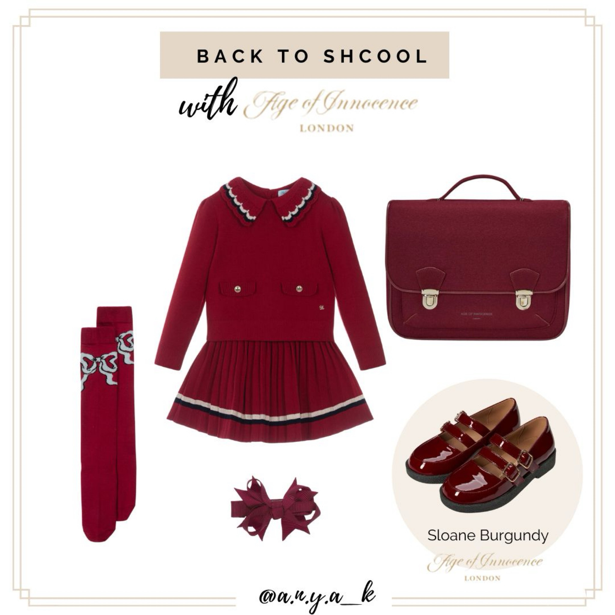 Get your little one ready for school in style with this adorable burgundy outfit. Perfect for those first-day photos! 🍂 


#BackToSchool #KidsFashion #AgeOfInnocenceLondon #BurgundyStyle

#LTKKids #LTKFamily #LTKBacktoSchool