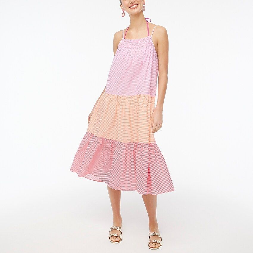 Smocked midi dress | J.Crew Factory