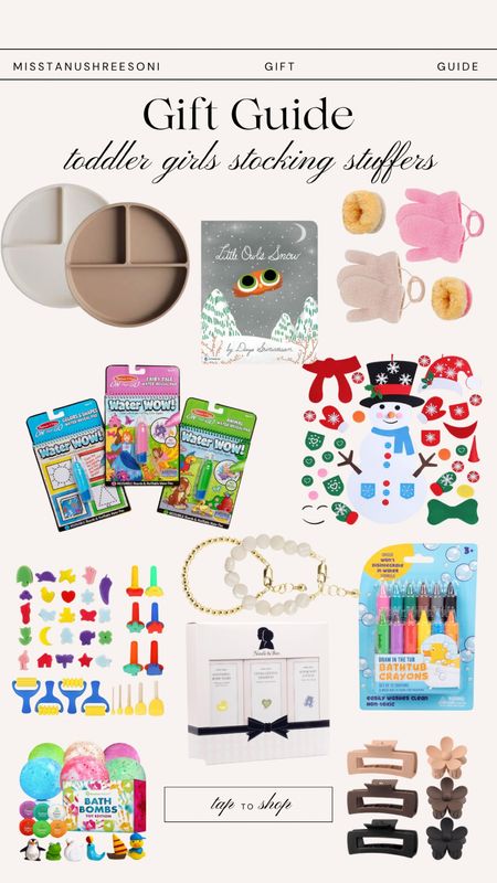 Stocking stuffers for little girls 😍 had so much fun picking things out for Bella and hannukah this year…I honestly treat most  nights of hannukah like a little stocking stuffer and then do one or two bigger gifts near the end…of course don’t forget to donate one night!! 🎁✨

Stocking stuffer, toddler gift guide, gift guide kids, gift guide for little girls, books for toddlers, arts and crafts, art gifts, toddler mittens, toddler bracelets, toddler plates, baby gift guide, baby toys, toddler toys, toddler bath essentials, toddler bath toys, toddler hair clips, claw clips

#LTKGiftGuide #LTKkids #LTKSeasonal