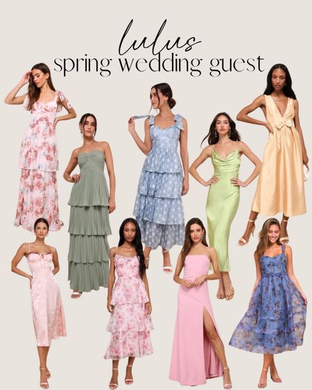Lulus spring wedding guest dresses 🙌🏻🙌🏻

Midi dresses, strapless dresses, floral dresses, spring colors, pastel dresses, Easter dresses

#LTKstyletip #LTKwedding #LTKSeasonal