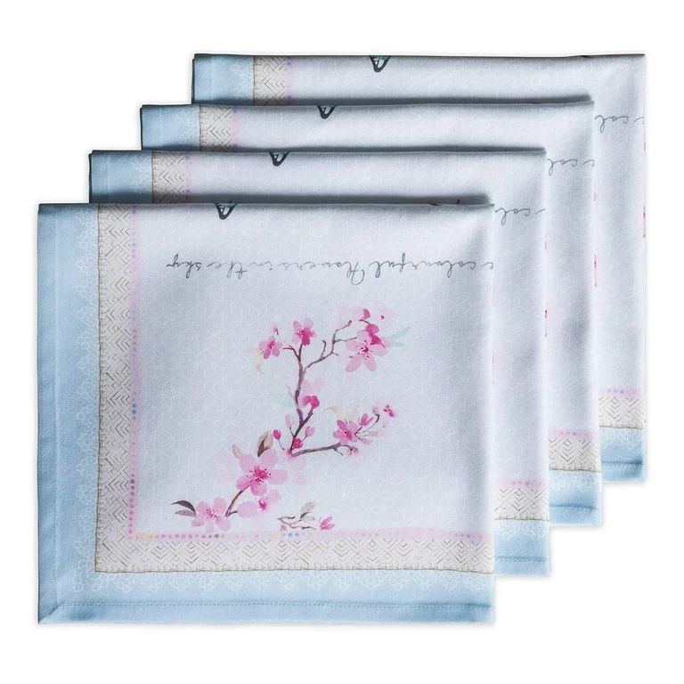 Maison d' Hermine Blossom in Spring 100% Cotton Soft and Comfortable Set of 4 Napkins Perfect for... | Walmart (US)