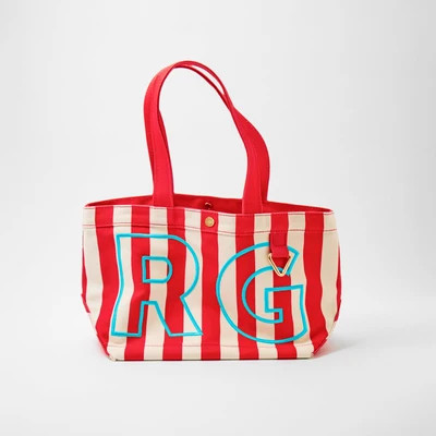 Striped Custom Alpha Tote - Custom Riviera - Small | BaubleBar