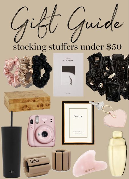 Kat Jamieson of With Love From Kat shares the best stocking stuffers for the holidays. Home decor, books, small gifts, gifts for her, under $50.

#LTKunder50 #LTKGiftGuide #LTKHoliday