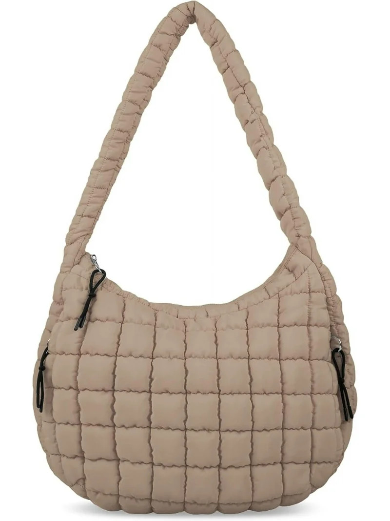 Lohol Quilted Puffer Tote Bag for Women - Large Crossbody Bag, Lightweight Nylon Puffy Carryall H... | Walmart (US)