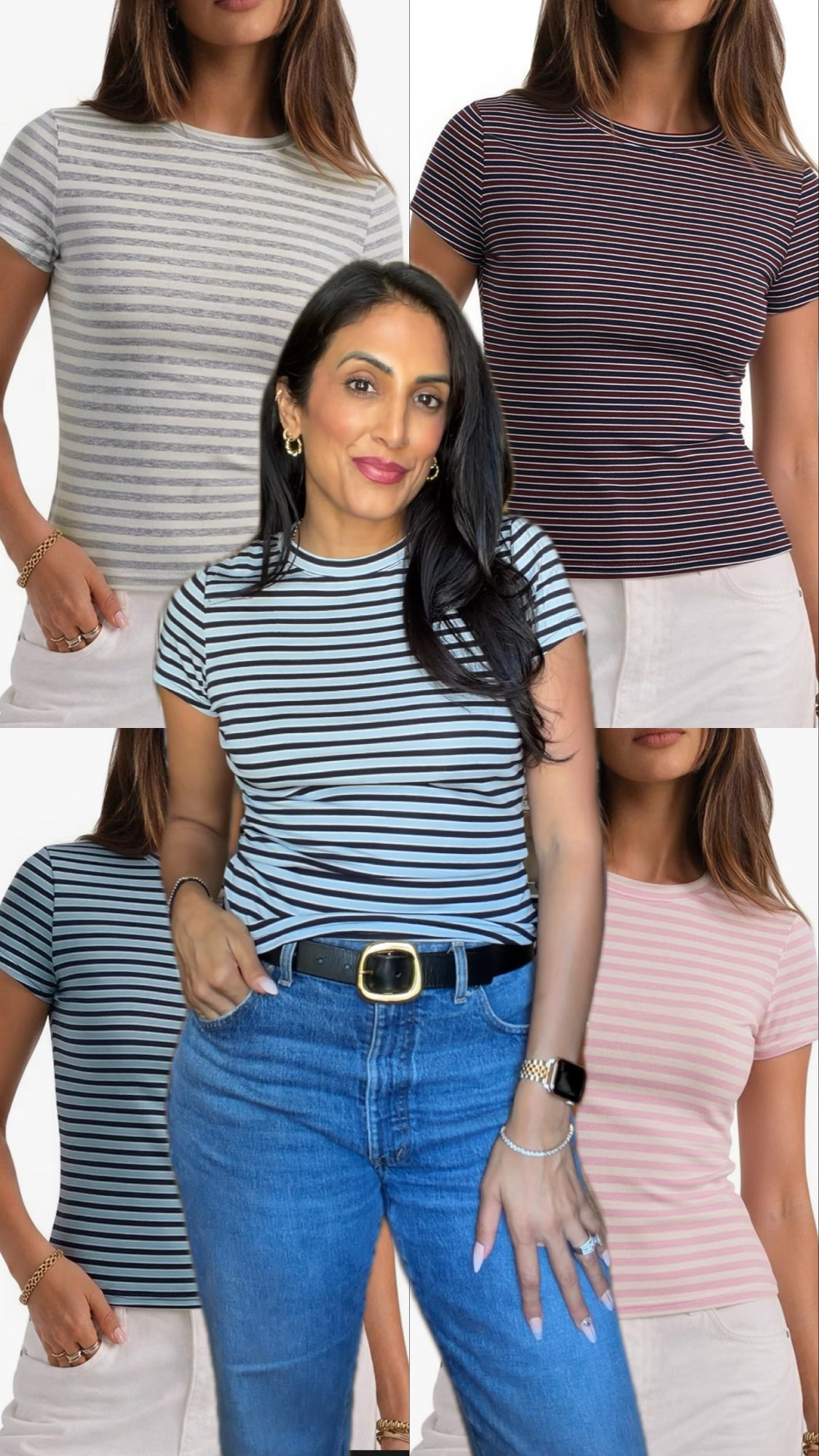 Striped tops from Amazon! These are wrinkle free and shrink free. What’s not to love? ￼

#LTKgrwm #LTKootd #LTKSaleAlert