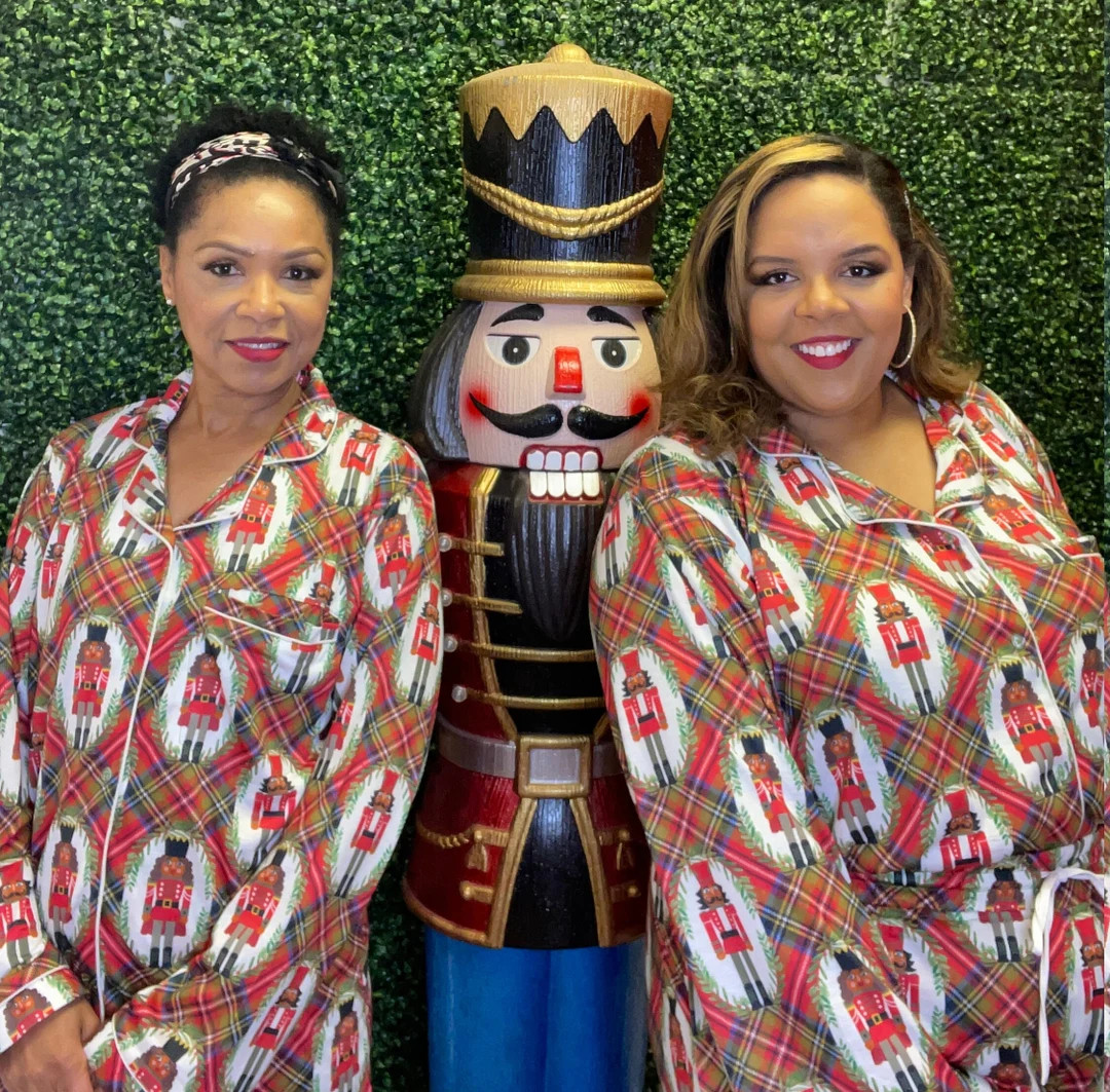 Two Piece Long Sleeve Black Nutcracker Pajama Set - Etsy | Etsy (US)