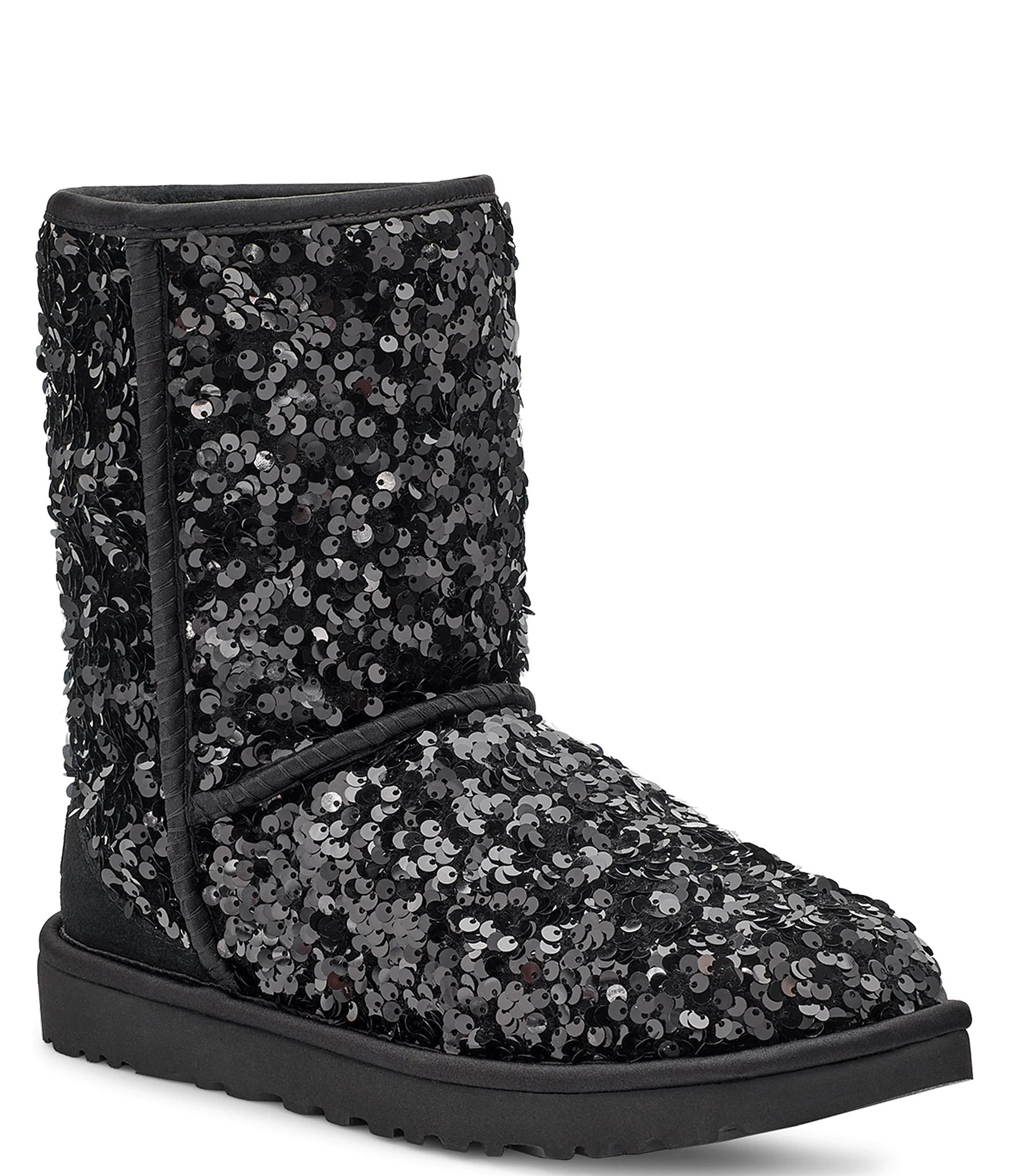 UGG® Classic Short Chunky Sequin Boots | Dillard's