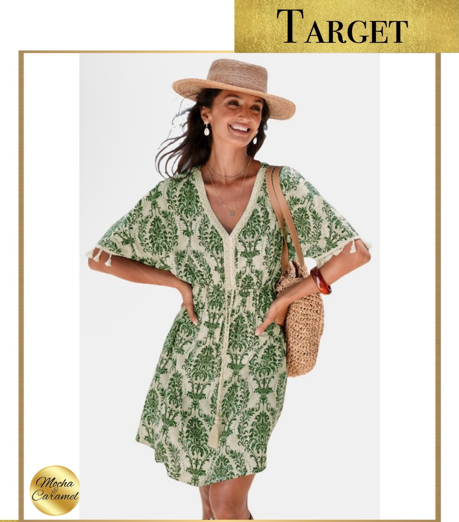 Target • Cupshe Women's Coastal Charm Boho Chic Mini Dress

#LTKTravel #LTKMidsize #LTKootd
