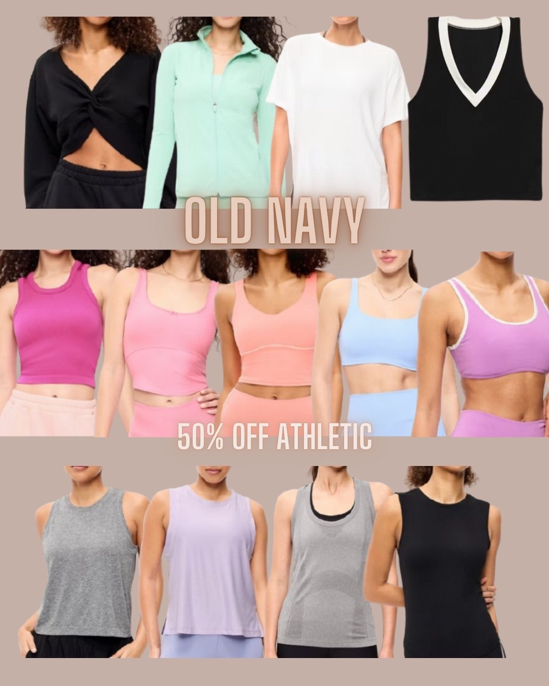 Sale ends today

Old Navy
Workout tops
Sports bra
Athleisure


#LTKSaleAlert #LTKActive