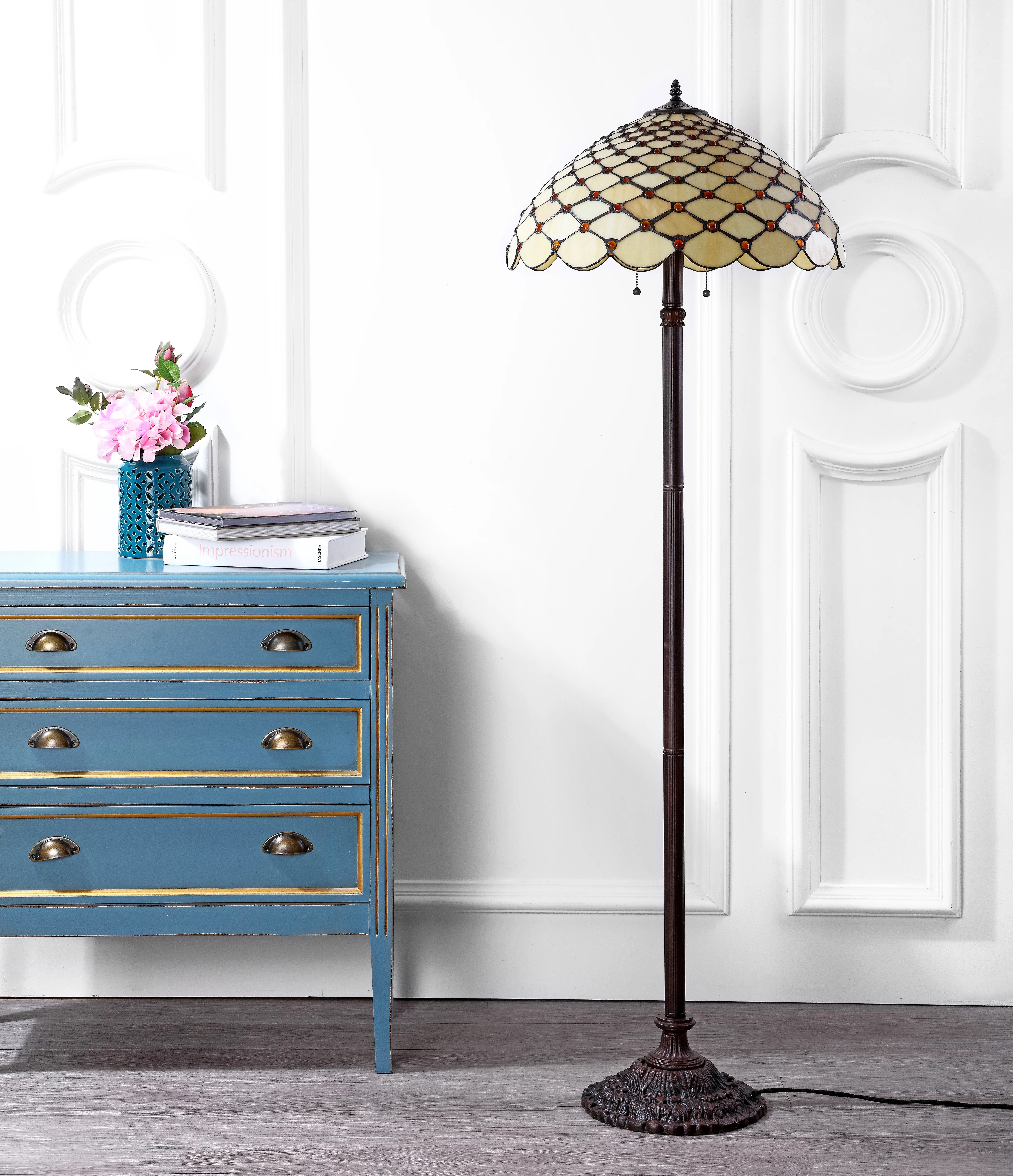 Loon Peak Ossu Tiffany 62" Floor Lamp & Reviews - Wayfair Canada | Wayfair North America