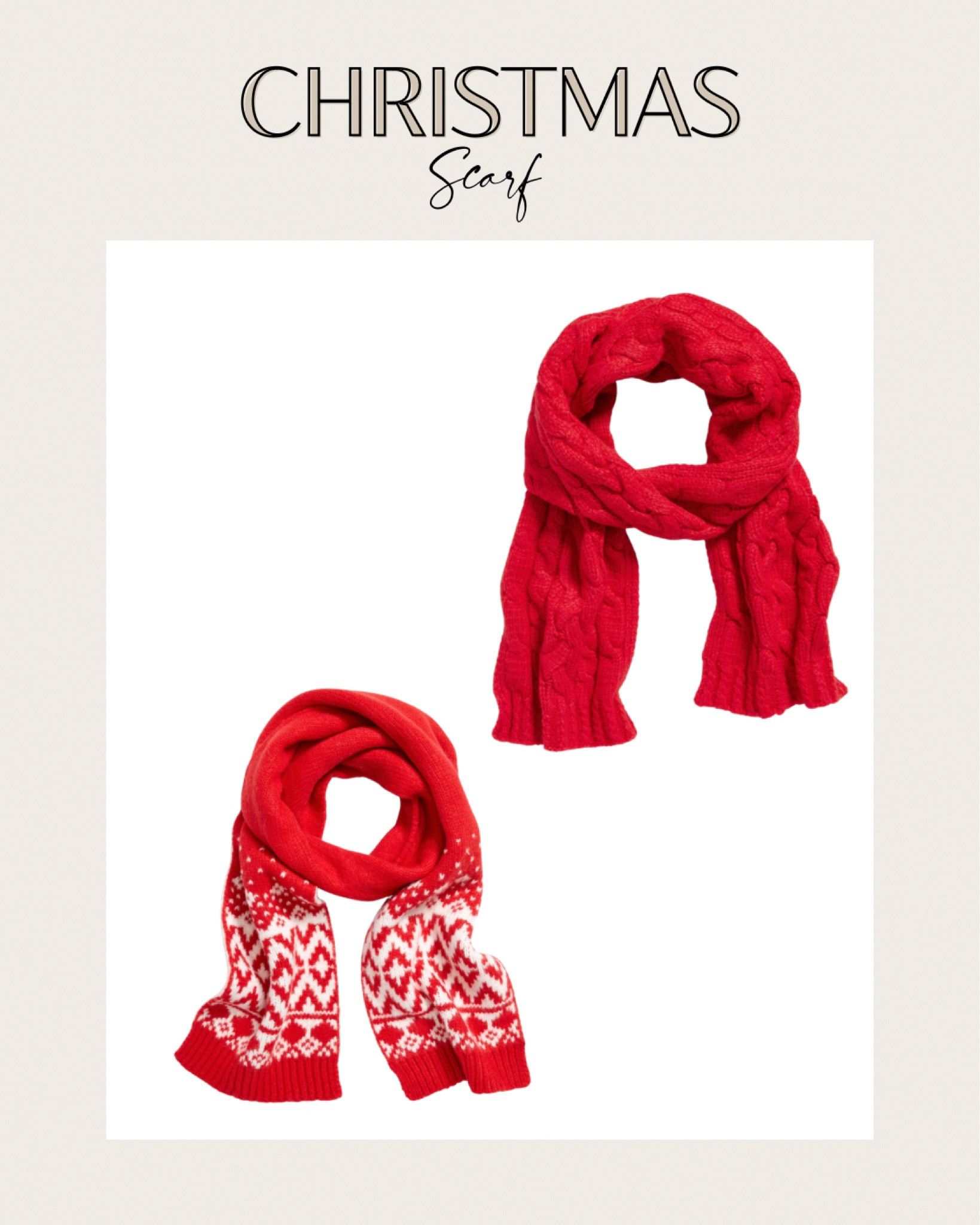 Christmas Scarf 🎄❤️

#LTKGiftGuide #LTKHoliday #LTKFindsUnder50