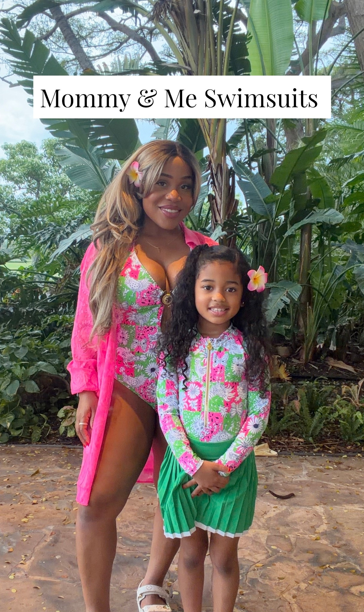 Mommy and me matching swimsuits 💕 Sophia’s skirt is an older item that I can’t find at the moment. 

#LTKmomlife #LTKKids #LTKSwim