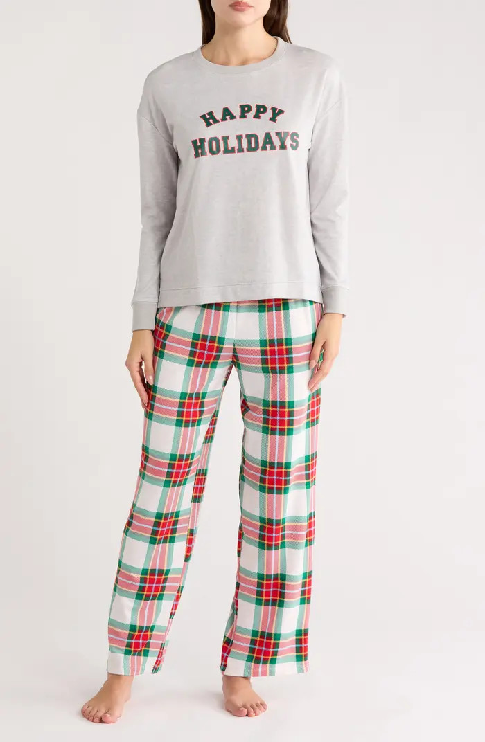 JACLYN Mom Matching Family Long Sleeve Pullover & Pants Pajamas | Nordstromrack | Nordstrom Rack