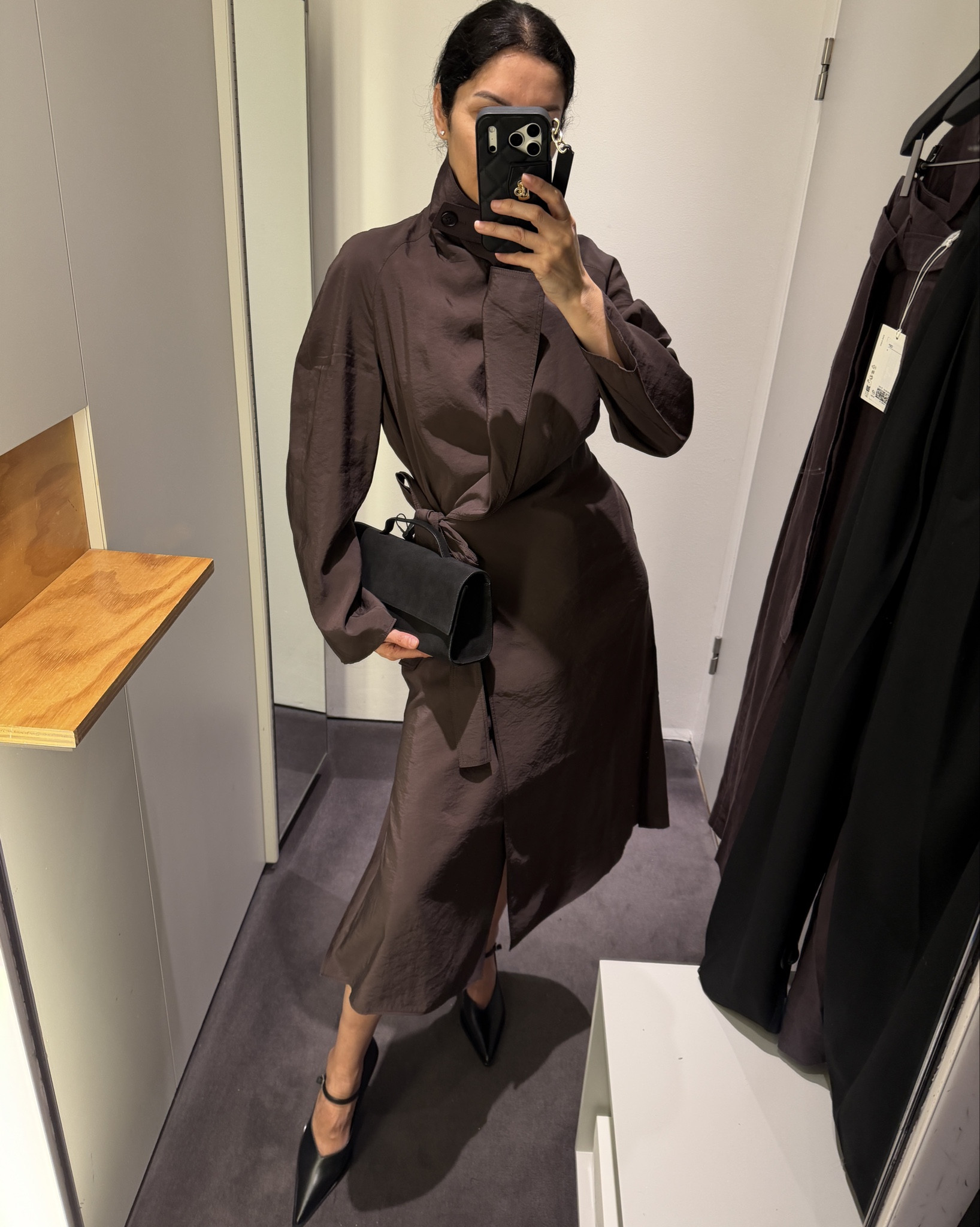 Trench coat dress