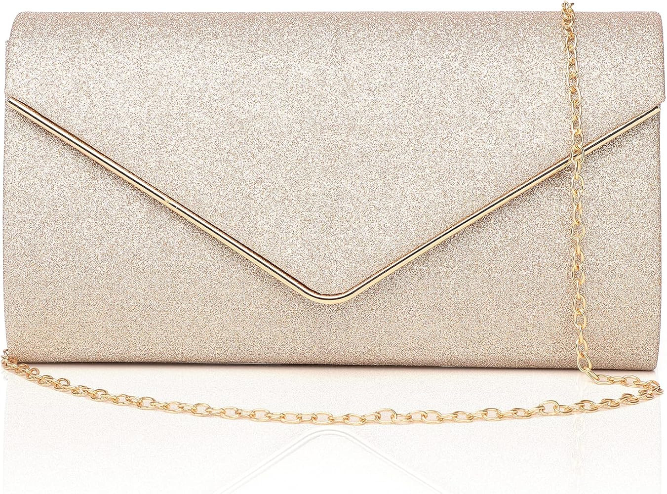 Labair Shining Envelope Clutch Purses for Women Evening Purses and Clutches For Wedding Party. | Amazon (US)