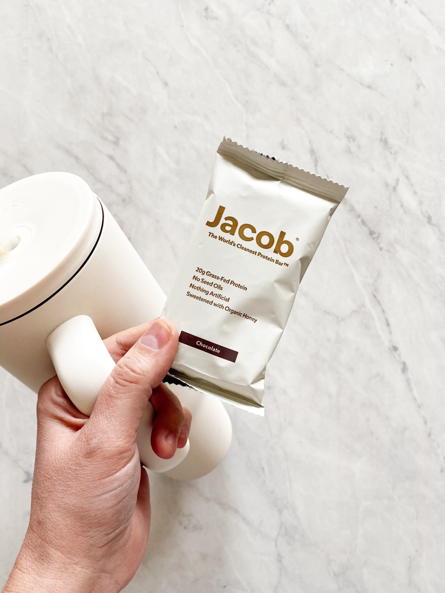 I’ve never met a protein bar I liked… until now. Obsessed. Good, quality ingredients and 20g of protein. I always have one on me while on the go at this point👌 

#LTKmomlife #LTKselfcare #LTKover40 #EatJacob 
