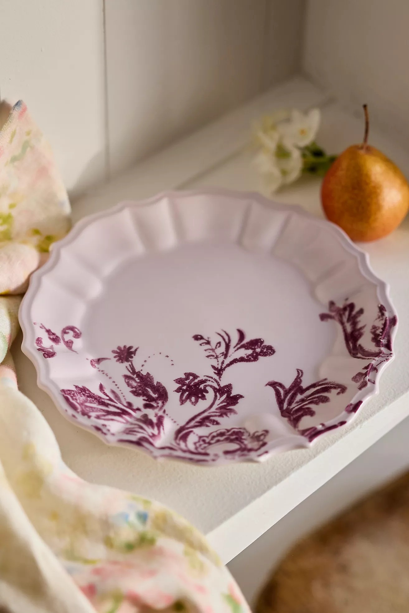 Botanical Silhouette Side Plate | Anthropologie (US)