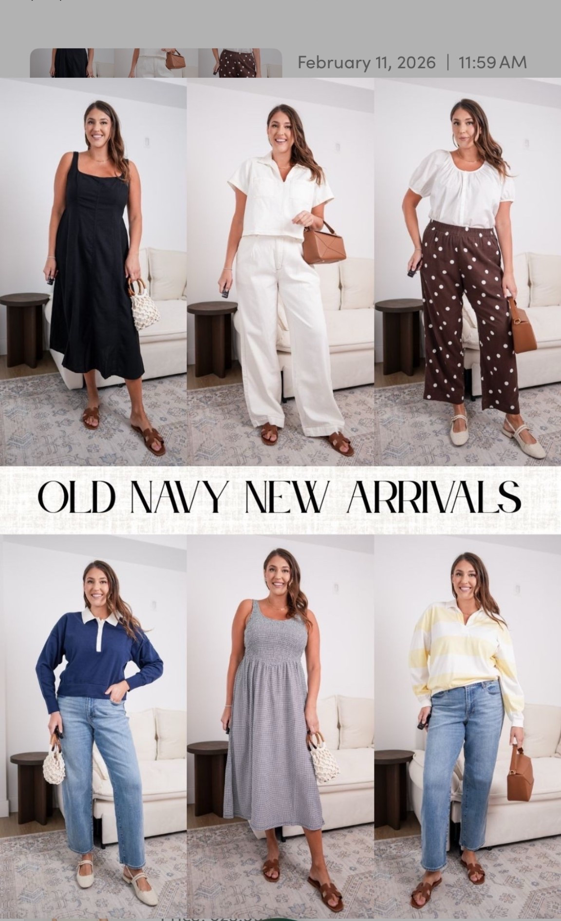 Old Navy finds you’ll actually wear 👏

old navy new arrivals, spring outfits, wide leg pants, striped midi dress, casual mom style, affordable fashion, everyday basics, neutral outfits

#LTKMidsize #LTKSaleAlert #LTKootd
