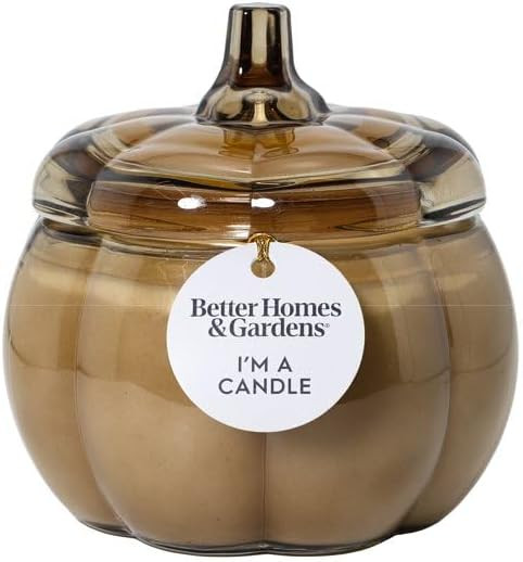 Large 3-Wick Pumpkin Jar Candle, 30 oz, Decorative Glass Pumpkin Candle, Long Burning Seasonal Sc... | Amazon (US)
