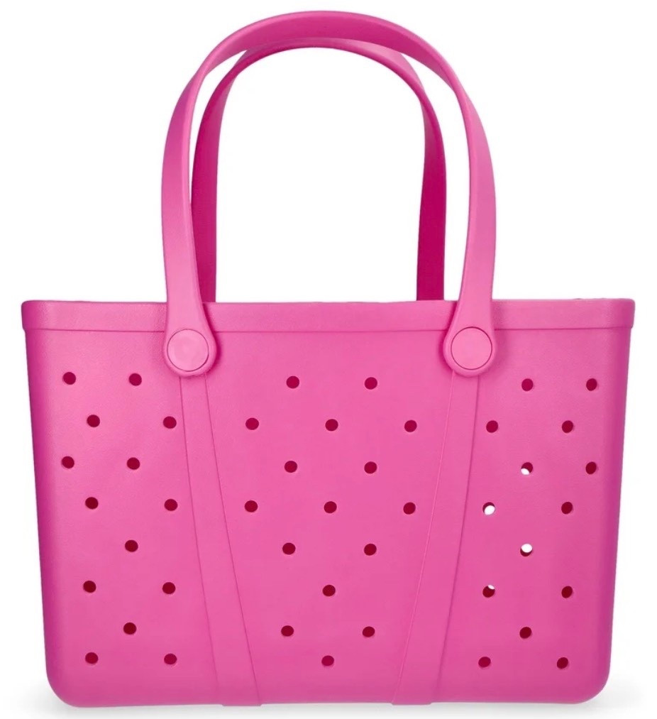 Time and Tru Women's Waterproof EVA Beach Tote Bag, White

#LTKTravel