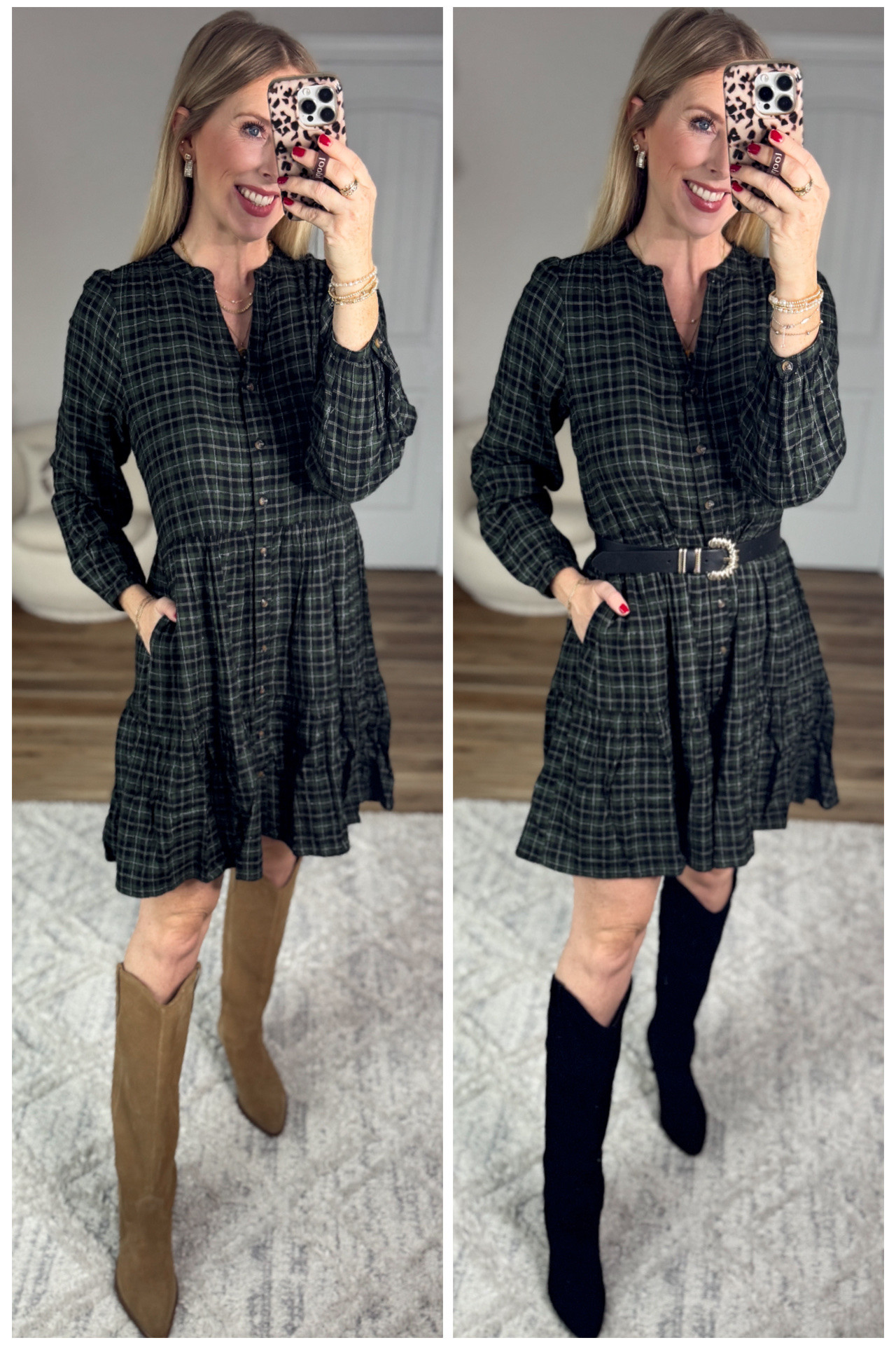 2 ways to style this time and tru plaid dress from Walmart!! Size small 

#LTKWorkwear #LTKootd #LTKFindsUnder50