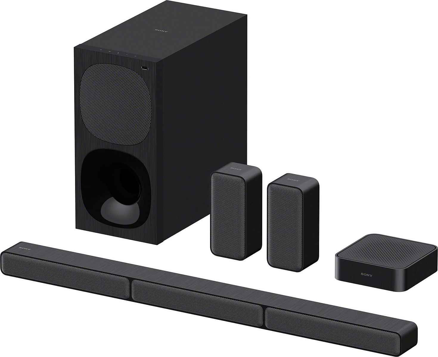 Sony HT-S40R Kanal- 5.1 Soundbar (Bluetooth, 600 W, inkl. kabelgebundenem Subwoofer, kabellosen R... | OTTO (DE)