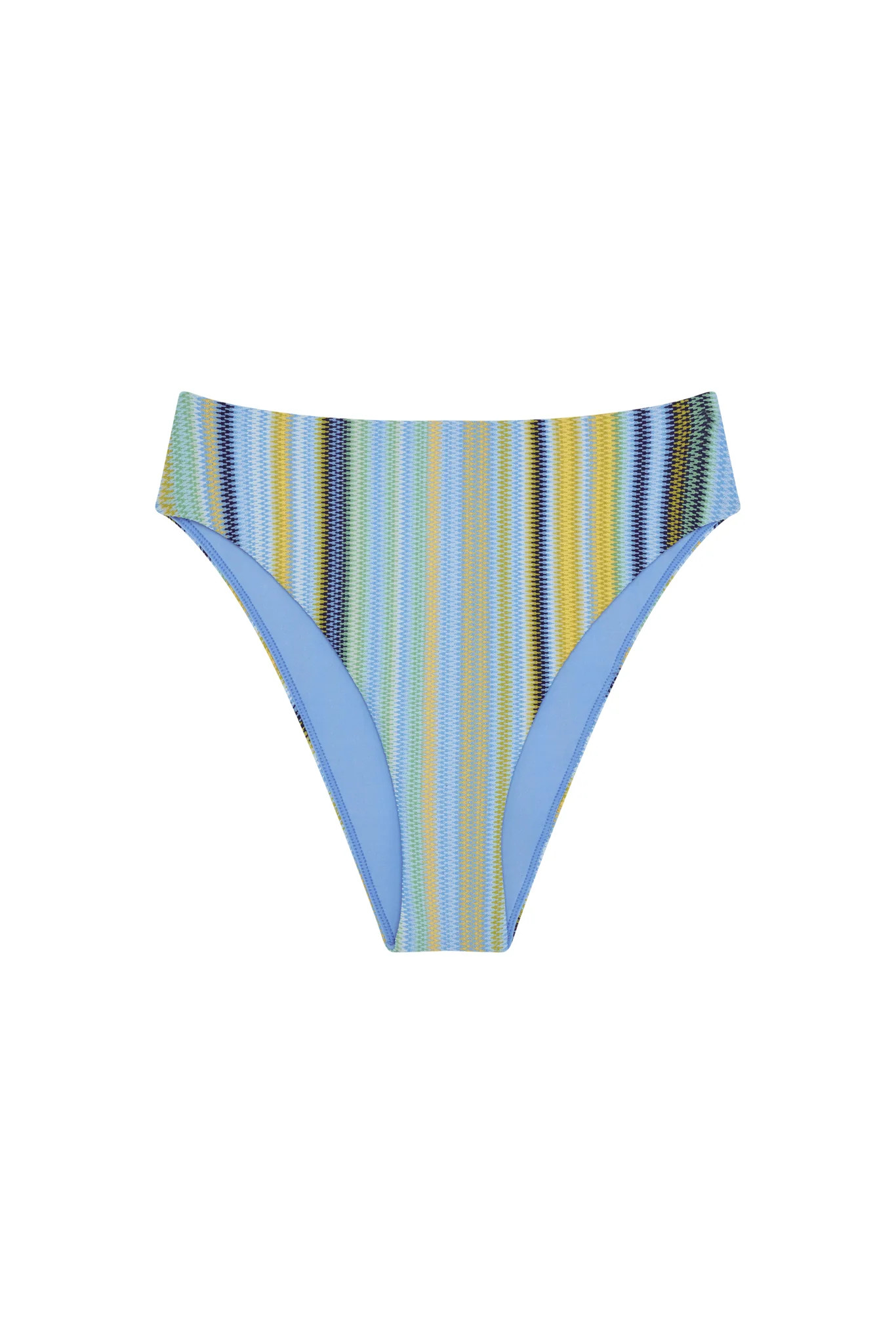 Formentera Bottom - Sardinia Stripe Azure | Monday Swimwear