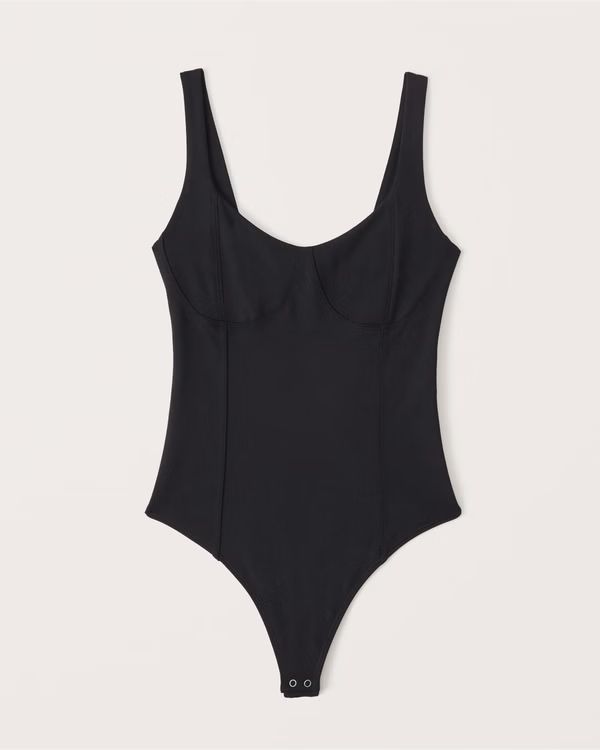 Seamless Fabric Corset Bodysuit | Abercrombie & Fitch (US)