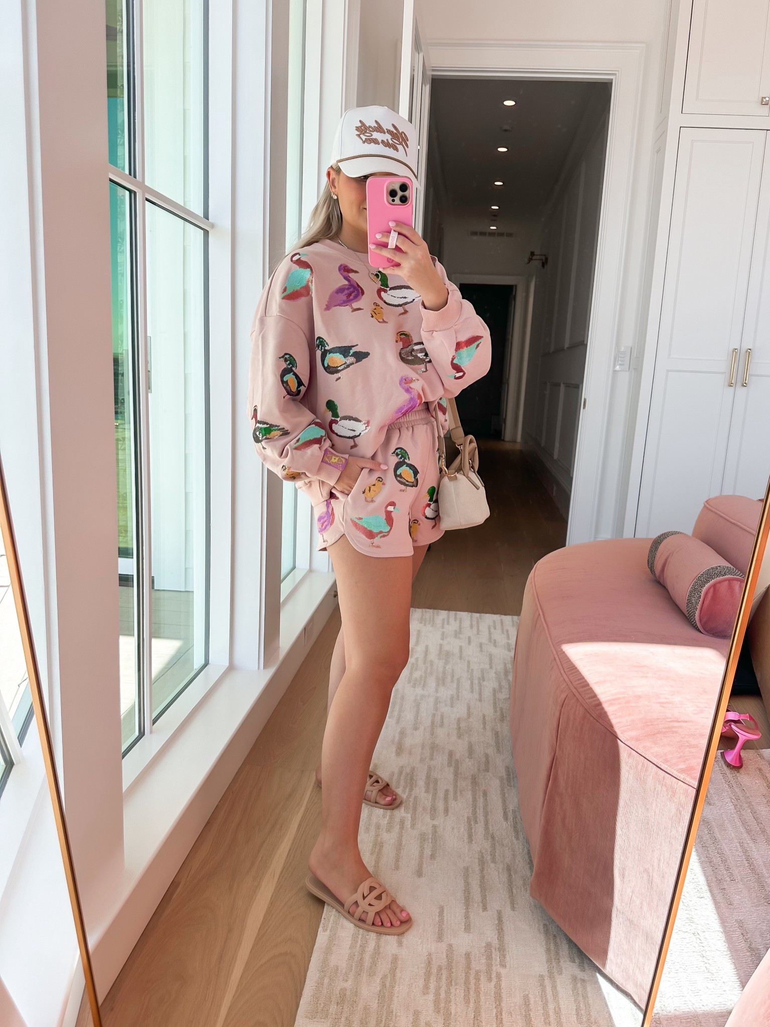 Wearing size small in this set / gucci inspired sandals run TTS! 

Use code WHITNEY20 for 20% off Glitzy Bella. Use code WHITNEYNRIFE for 15% off your first purchase at QOS  

#LTKSeasonal