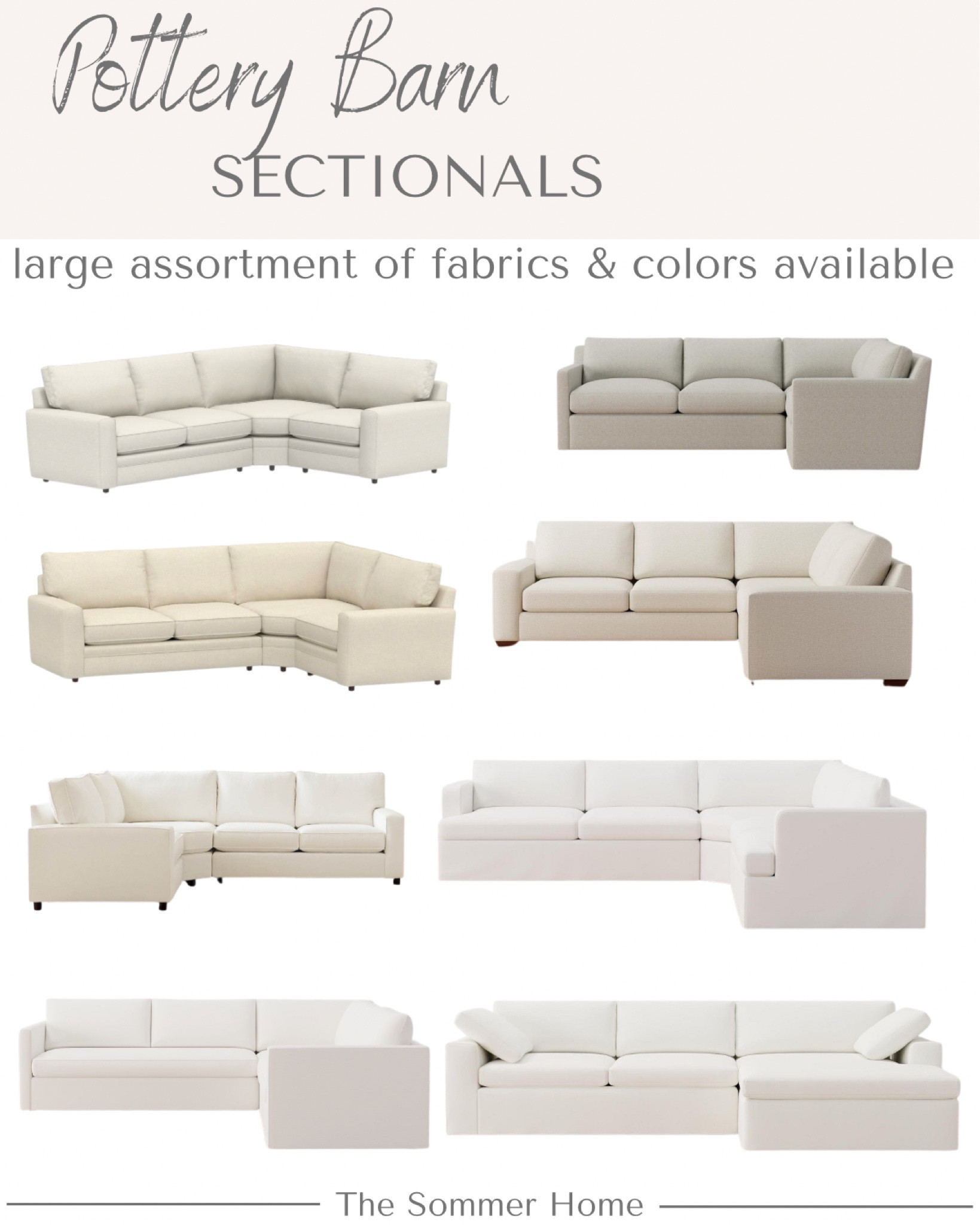 My favorite Pottery Barn sectionals perfect for a media room, bonus room, living or family room  

#LTKhome #LTKFind #LTKsalealert