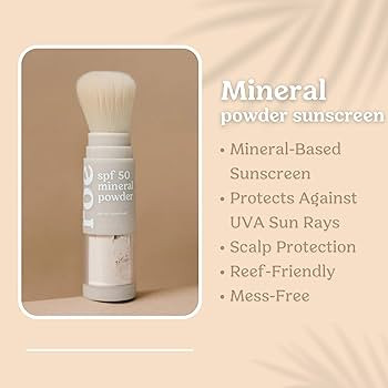 Roe Wellness- Kids SPF 50 Brush On Mineral Sunscreen Powder, Reef-Friendly, Easy to Apply for Kid... | Amazon (US)
