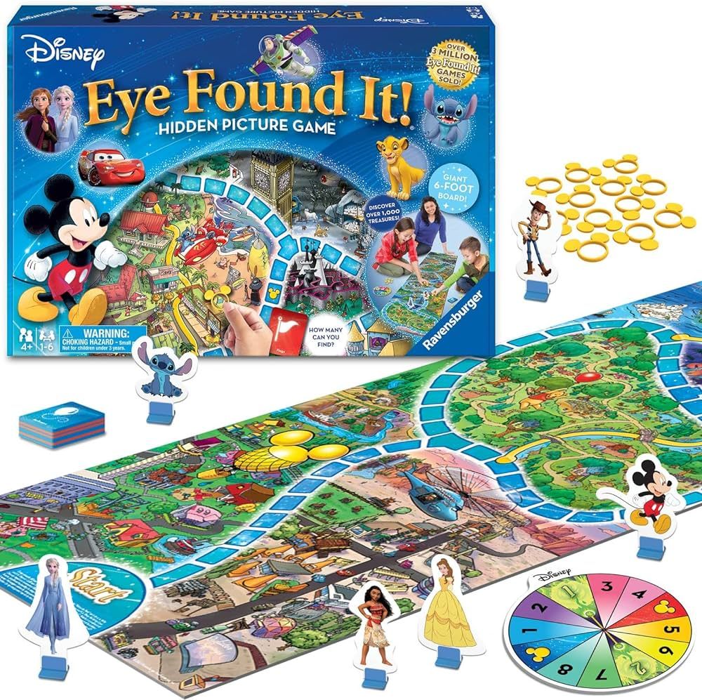 Ravensburger World of Disney Eye Found It Board Game for Boys and Girls Ages 4 and Up - A Fun Fam... | Amazon (US)