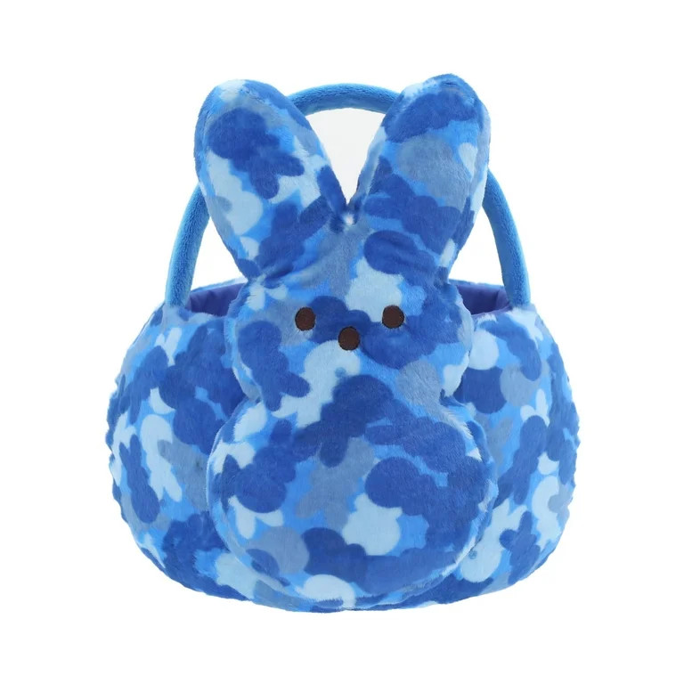 PEEPS® Bunny Blue Camo Plush Easter Basket | Walmart (US)