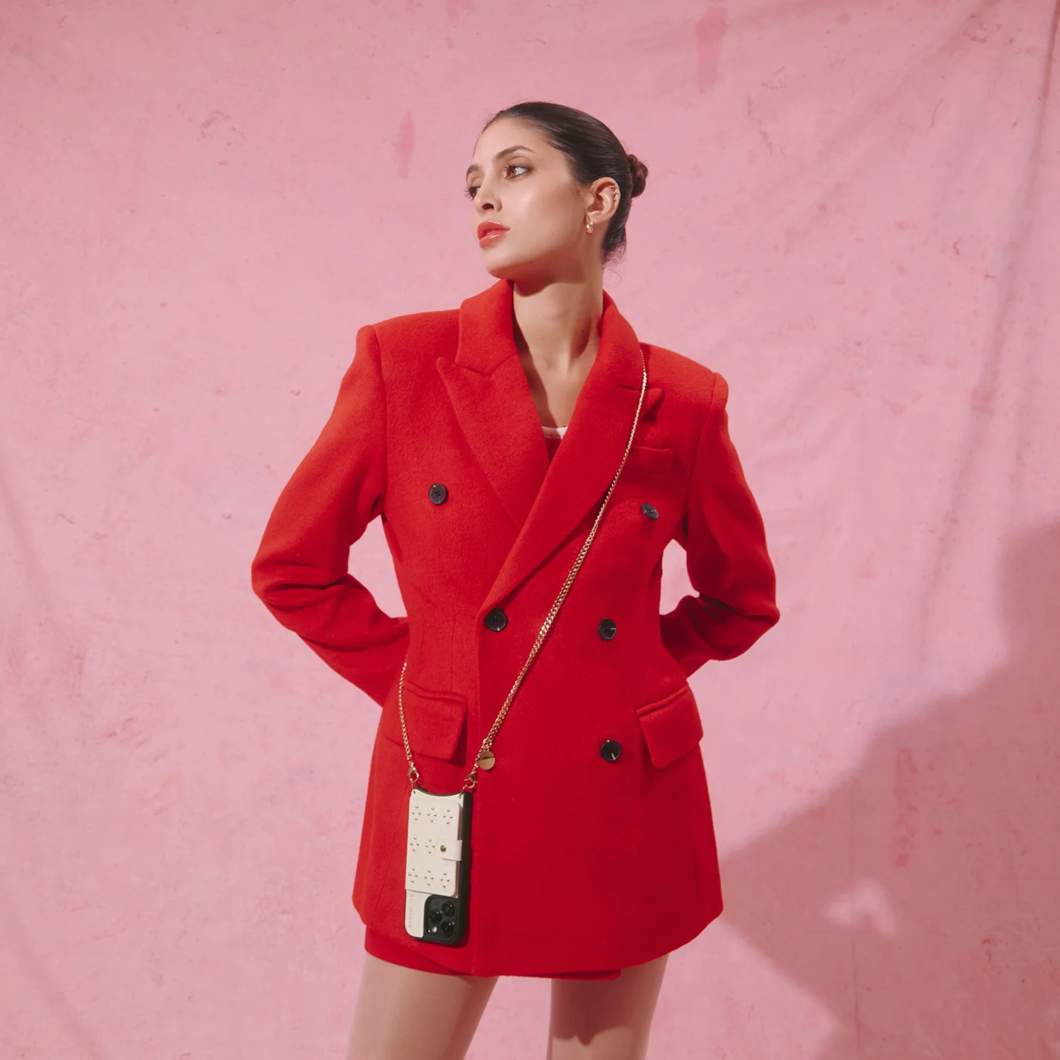 Mona MagSafe Charging Crossbody Bandolier - Ivory/Gold | Bandolier