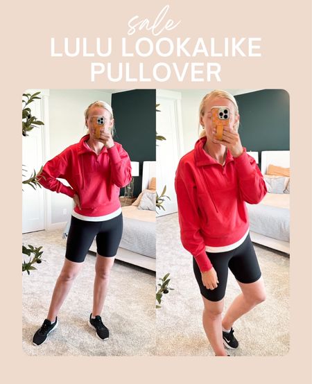 Lululemon lookalike pullover now on sale! Size medium pullover and shorts. Nike’s also on sale! 

#LTKfindsunder50 #LTKsalealert #LTKstyletip