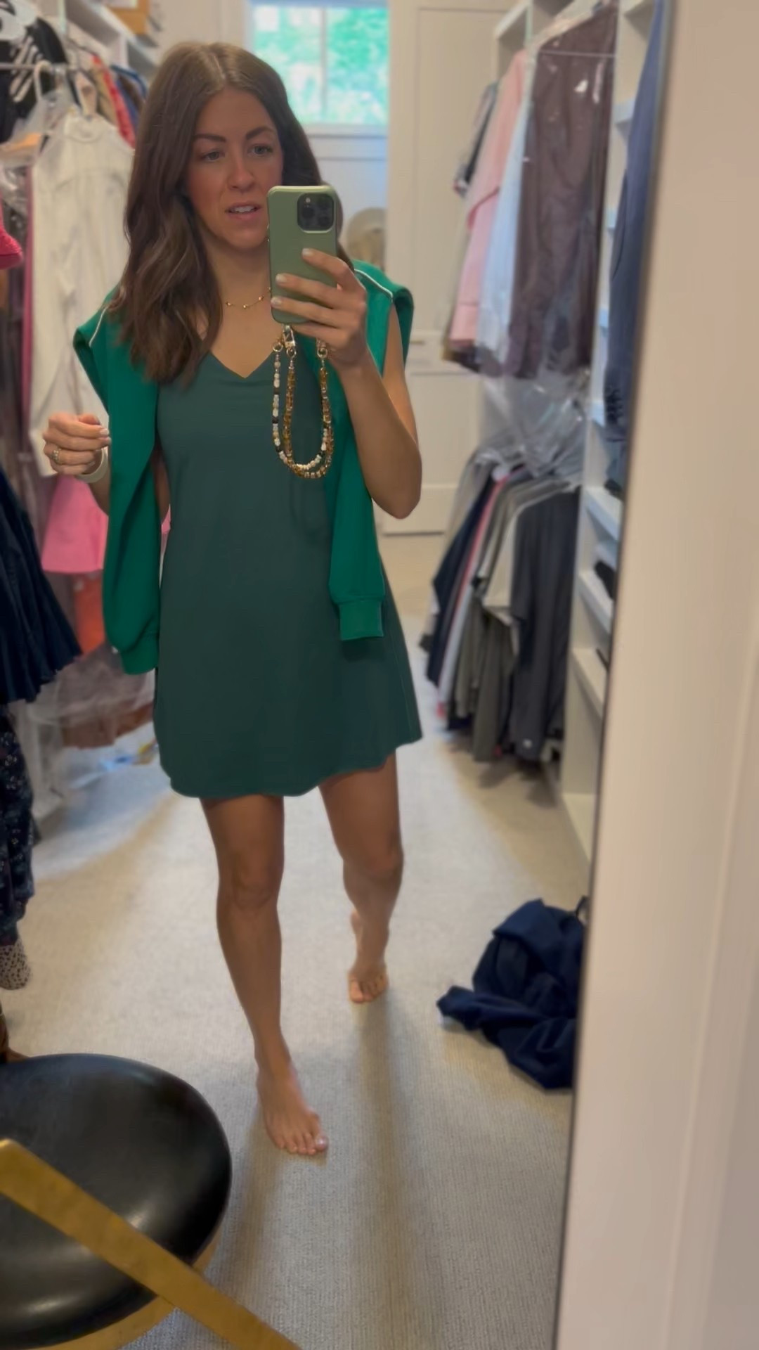 Give me all the green athletic wear 💚 two great tennis options and the dress is 50% off!! 

#LTKSaleAlert #LTKActive