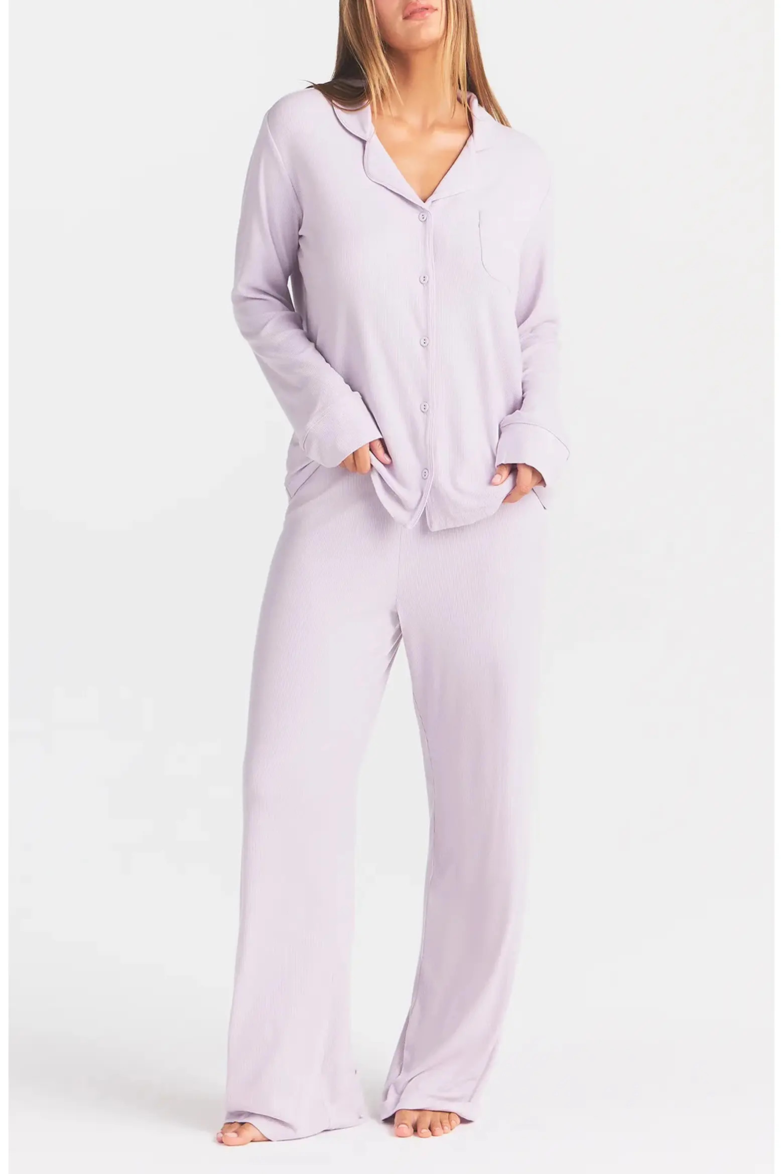 SKIMS Soft Lounge Rib Sleep Set (Women) | Nordstrom | Nordstrom