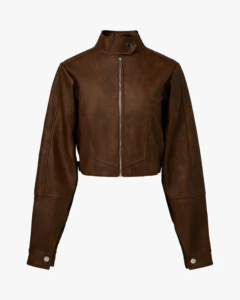 Cropped Moto Jacket | We Wore What
