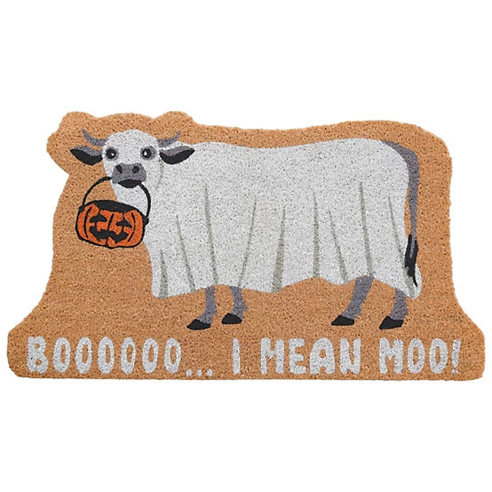 Red Shed  Boo Moo Coir Halloween Door Mat, 27 in. | Tractor Supply