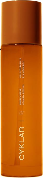CYKLAR Vitamin C Body Oil for Women and Men. Moisturizing Vanilla Verve Scented Body Serum for Gl... | Amazon (US)