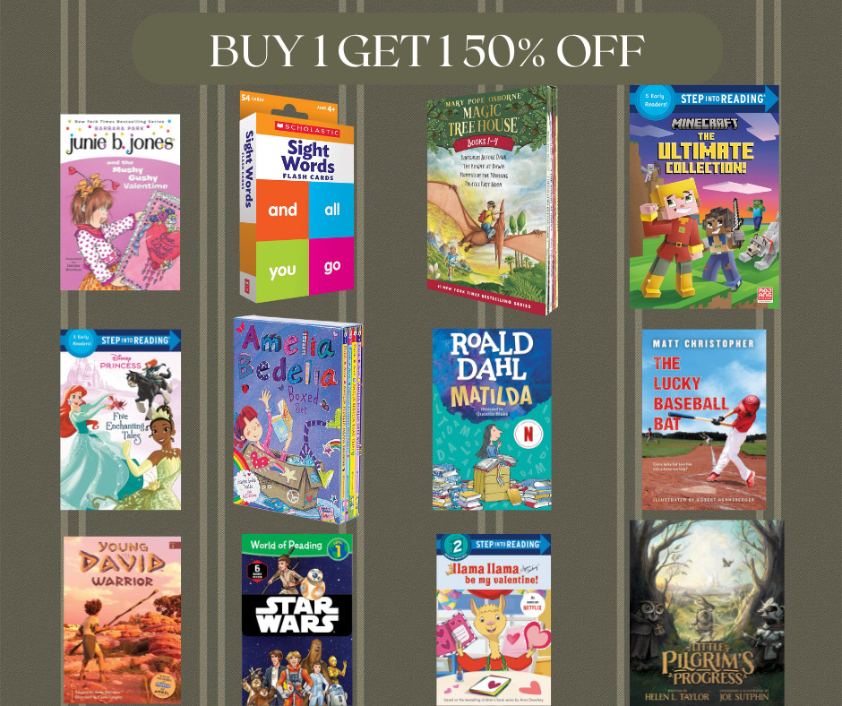 For the bigger kids in your life! Buy 1 get one 50% off from this list. Some really good homeschooling options!

#homeschool #youngreaders #reading #books #kidsbooks #valentinesday #valentinesb3stemasket #giftsforkids #amazon #sale  

 #LTKValentine #LTKSaleAlert #LTKKids